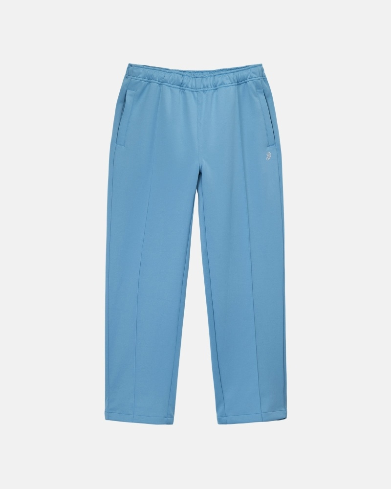 Stussy Poly Men\'s Track Pants Blue | IL0001000