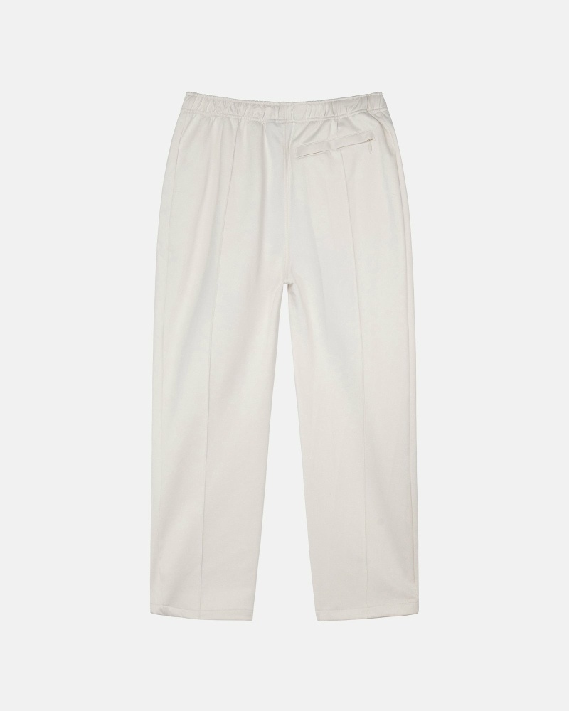 Stussy Poly Men's Track Pants White | IL0000998