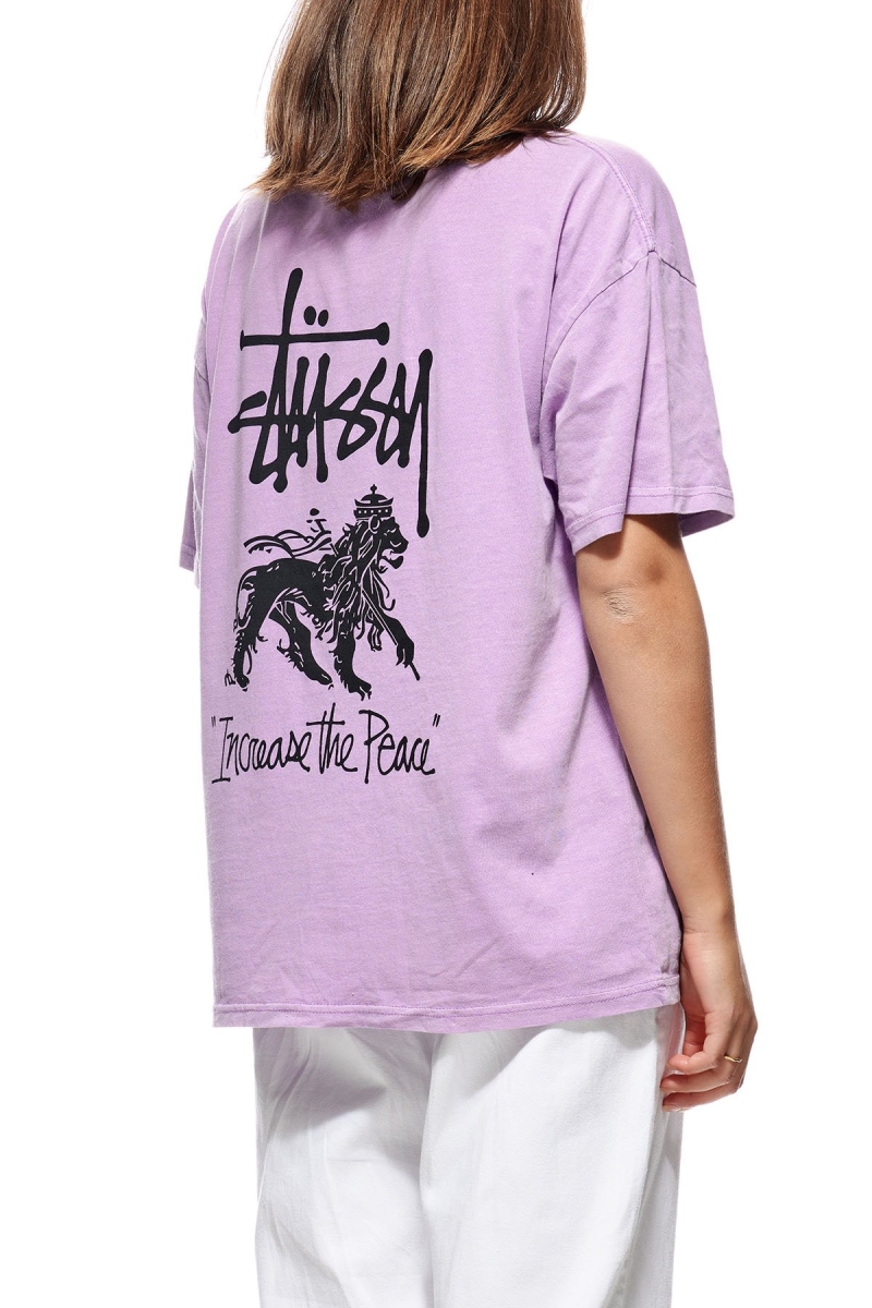 Stussy Regal Relaxed Women's T Shirts Red | IL0000258