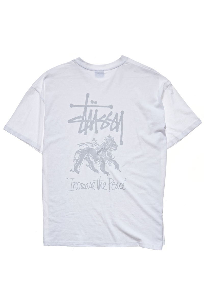 Stussy Regal Relaxed Women's T Shirts White | IL0000257