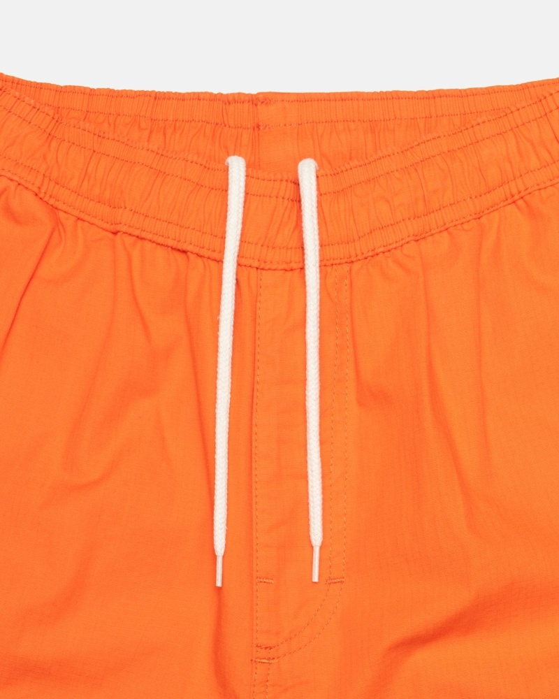 Stussy Ripstop Cargo Men's Beach Pants Orange | IL0000584