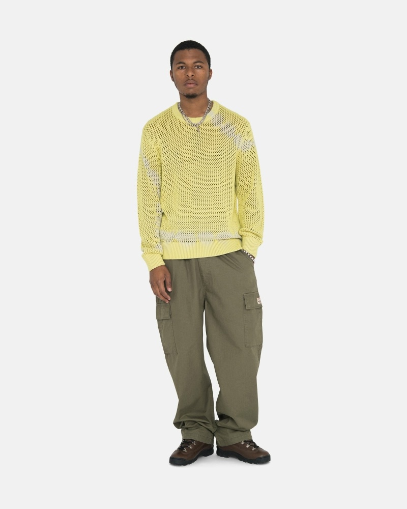 Stussy Ripstop Cargo Men's Beach Pants Olive | IL0000585