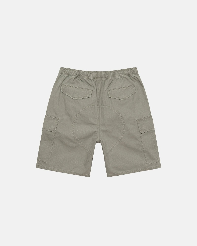 Stussy Ripstop Cargo Men's Shorts Olive | IL0000670