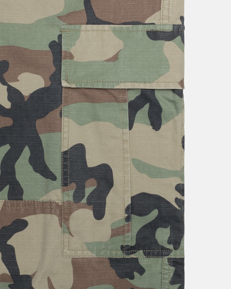 Stussy Ripstop Surplus Men's Cargo Pants Camo | IL0000589