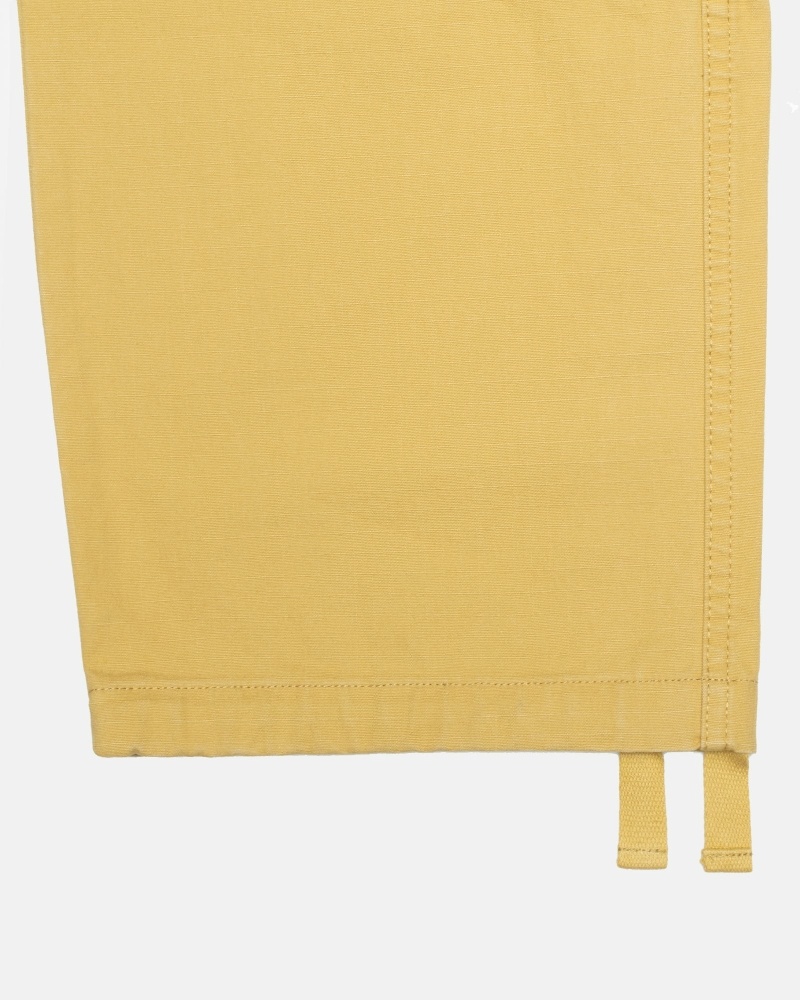 Stussy Ripstop Surplus Men's Cargo Pants Yellow | IL0000592