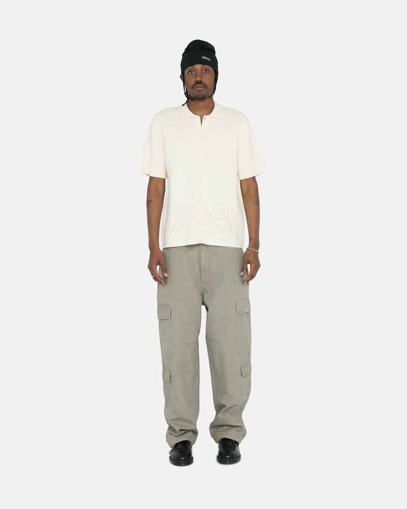 Stussy Ripstop Surplus Men's Cargo Pants Olive | IL0000593