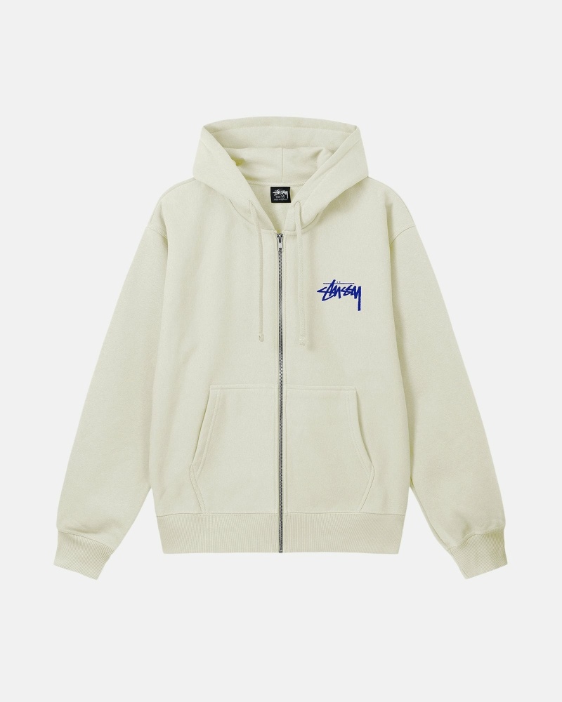 Stussy Sara Zip Men's Hoodies Navy | IL0000061