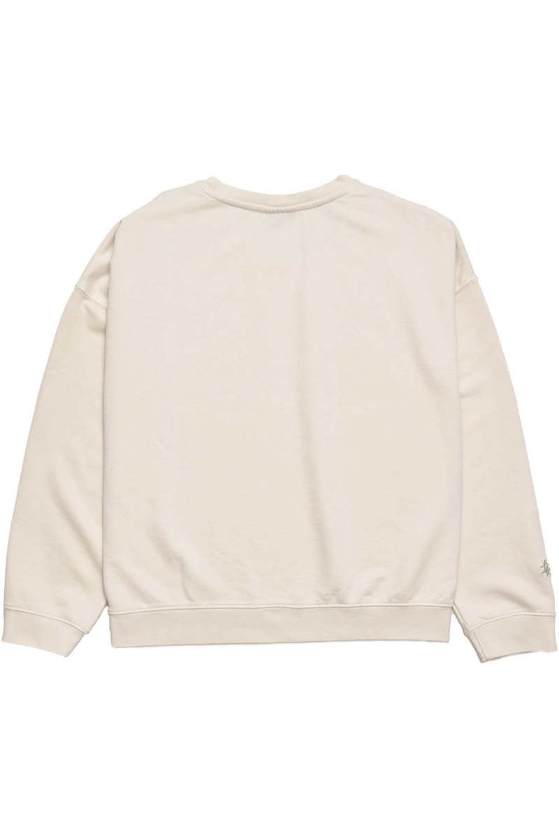 Stussy Scholarship BF Crew Women's Sweaters White | IL0000850