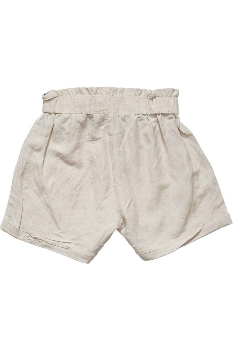 Stussy Shoreline Linen Beach Women's Shorts White | IL0000676