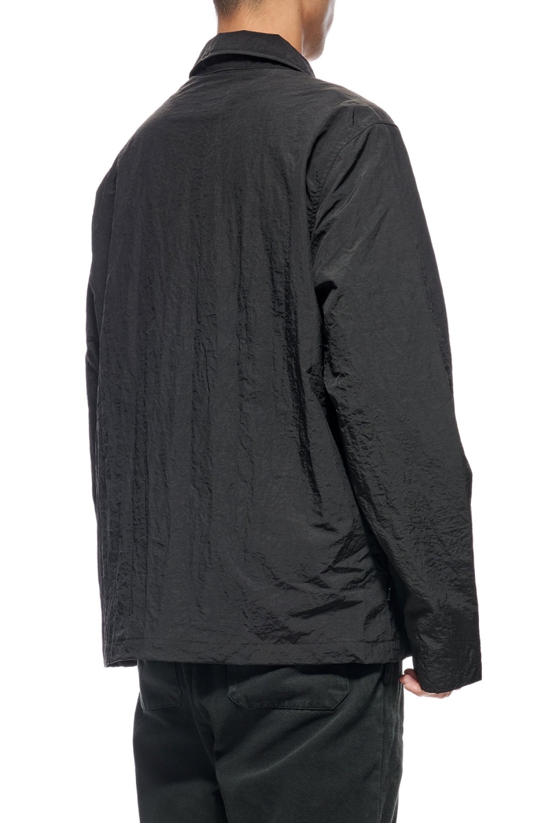 Stussy Sid Taslon Men's Jackets Black | IL0000360