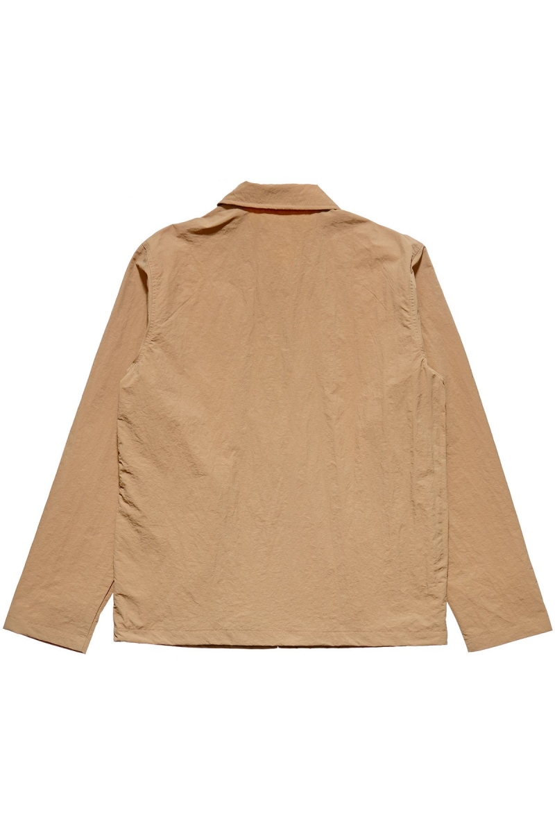 Stussy Sid Taslon Men's Jackets Brown | IL0000361