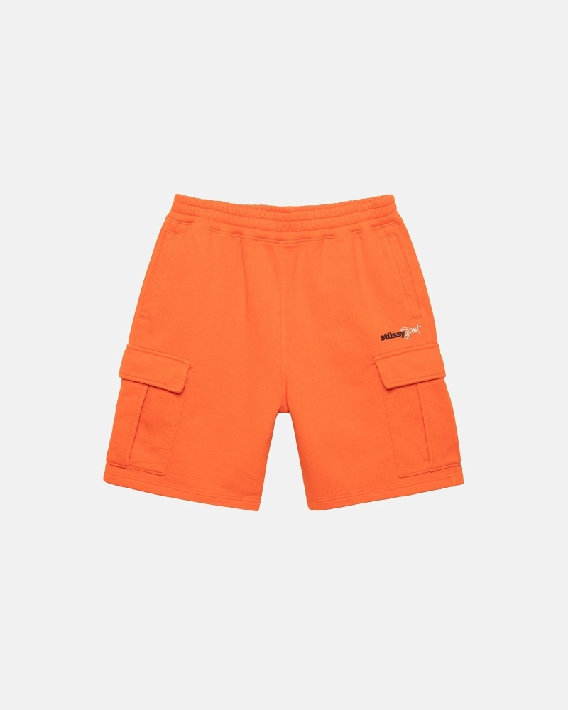 Stussy Sport Cargo Men\'s Cargo Pants Orange | IL0000595