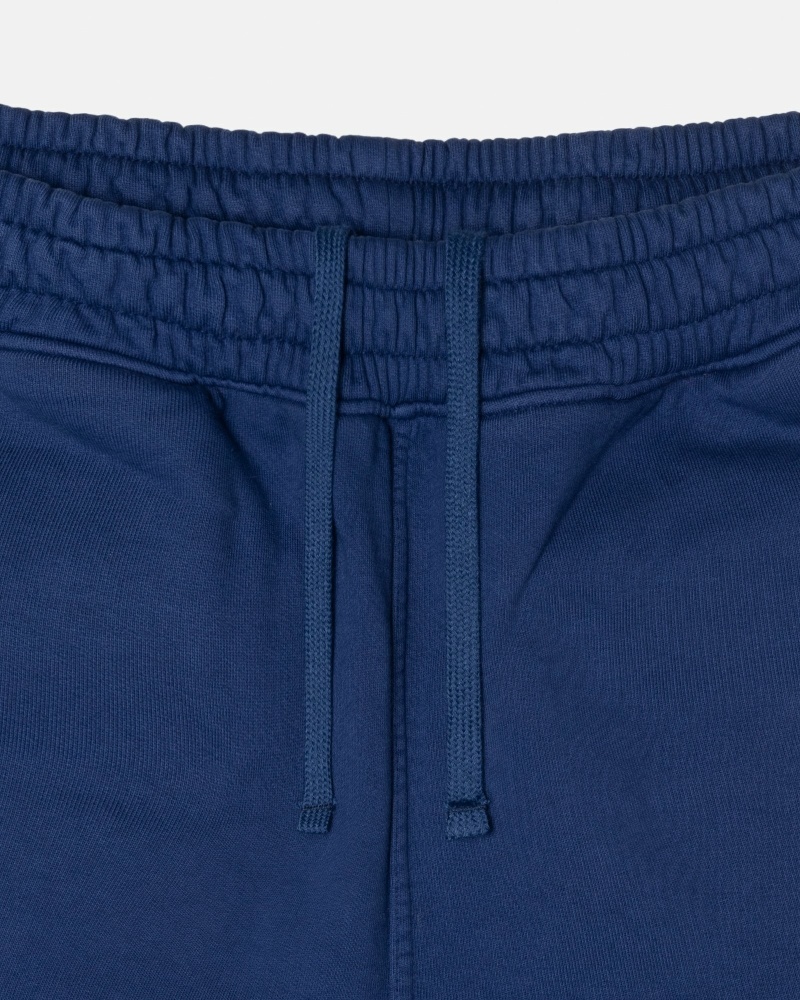 Stussy Sport Cargo Men's Fleece Pants Blue | IL0000598