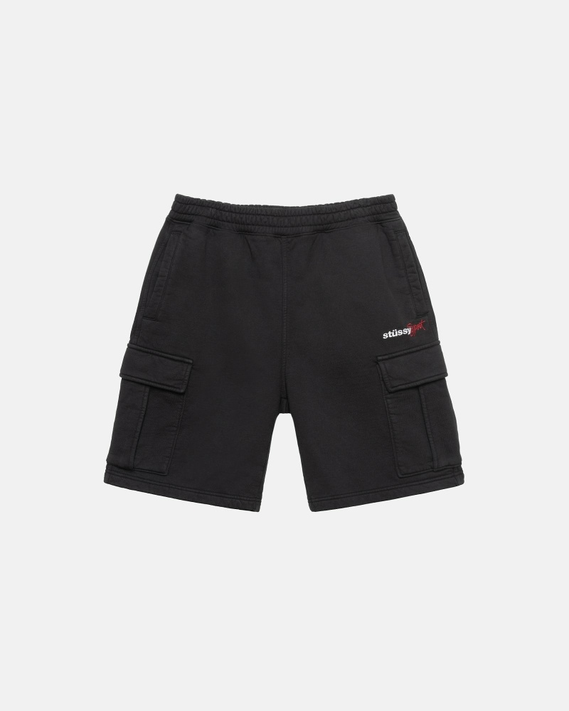 Stussy Sport Cargo Men\'s Shorts Black | IL0000680