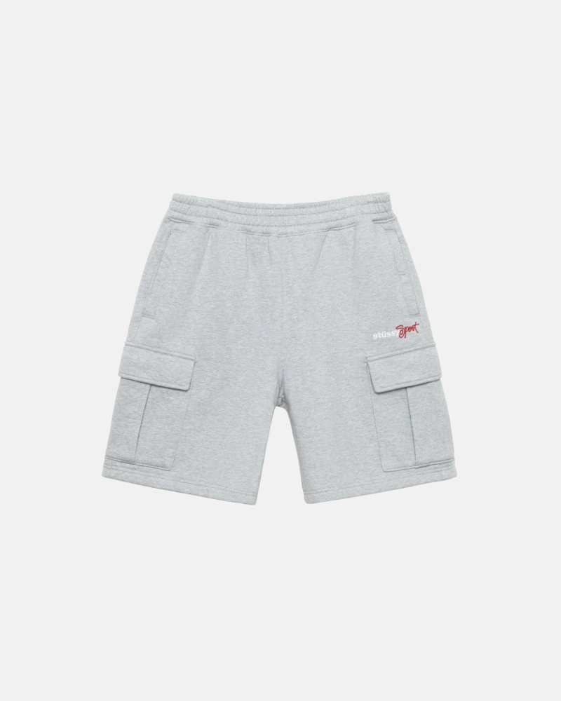 Stussy Sport Cargo Men\'s Shorts Grey | IL0000679