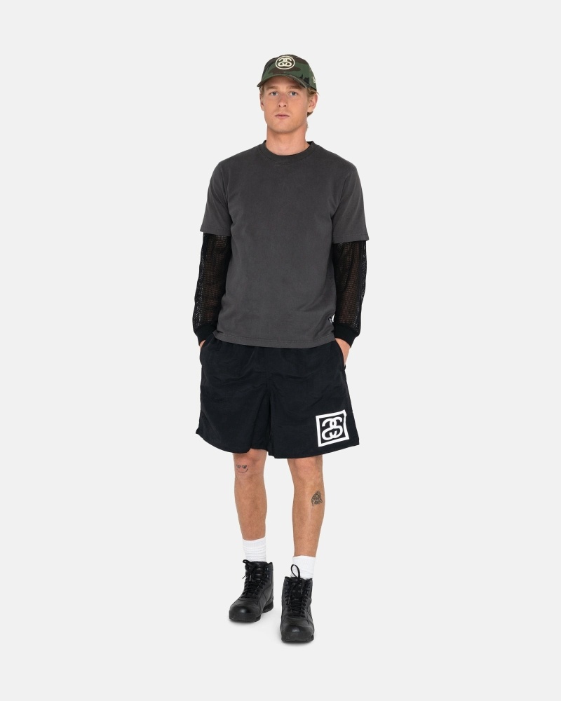 Stussy Ss-Link Men's Shorts Black | IL0000683