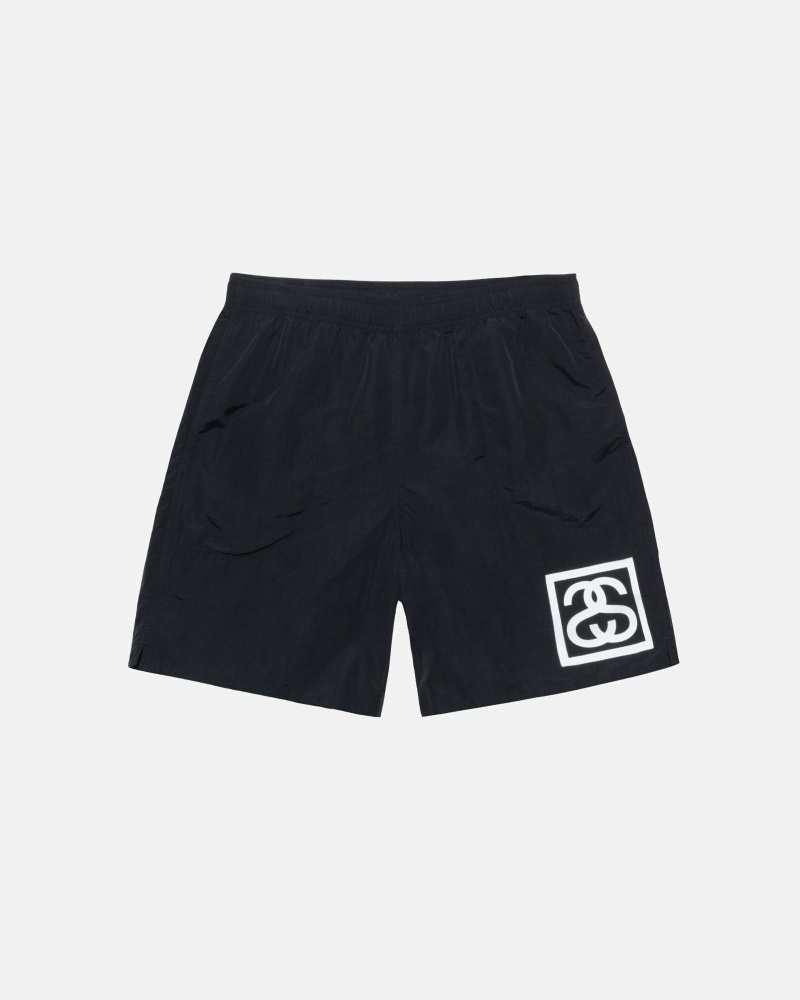 Stussy Ss-Link Men\'s Shorts Black | IL0000683