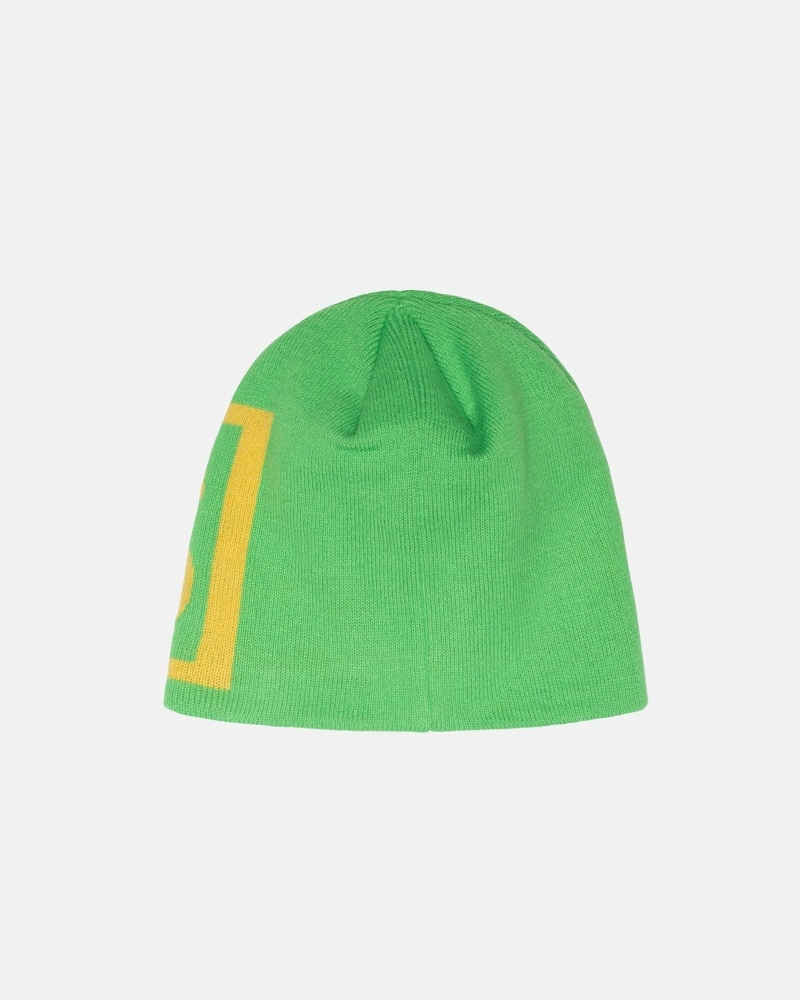 Stussy Ss Link Skull Men's Caps Green | IL0000479