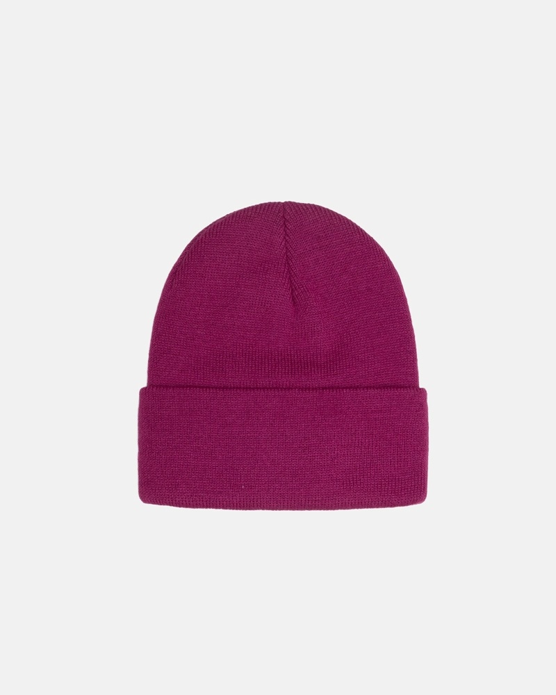 Stussy Stock Cuff Men's Beanie Purple | IL0000484