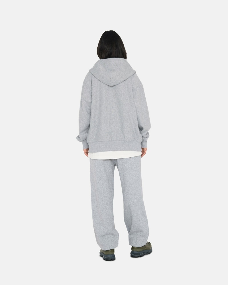 Stussy Stock Logo Men's Sweatpants Grey | IL0000889