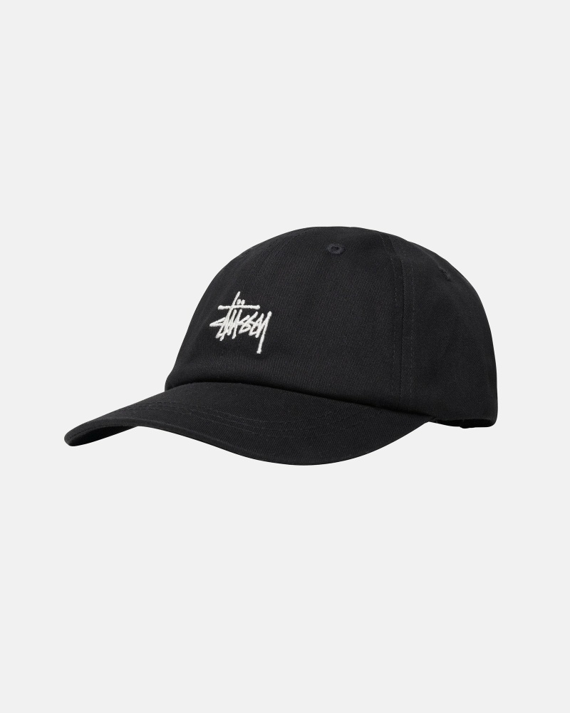 Stussy Stock Low Pro Men's Caps Black | IL0000491