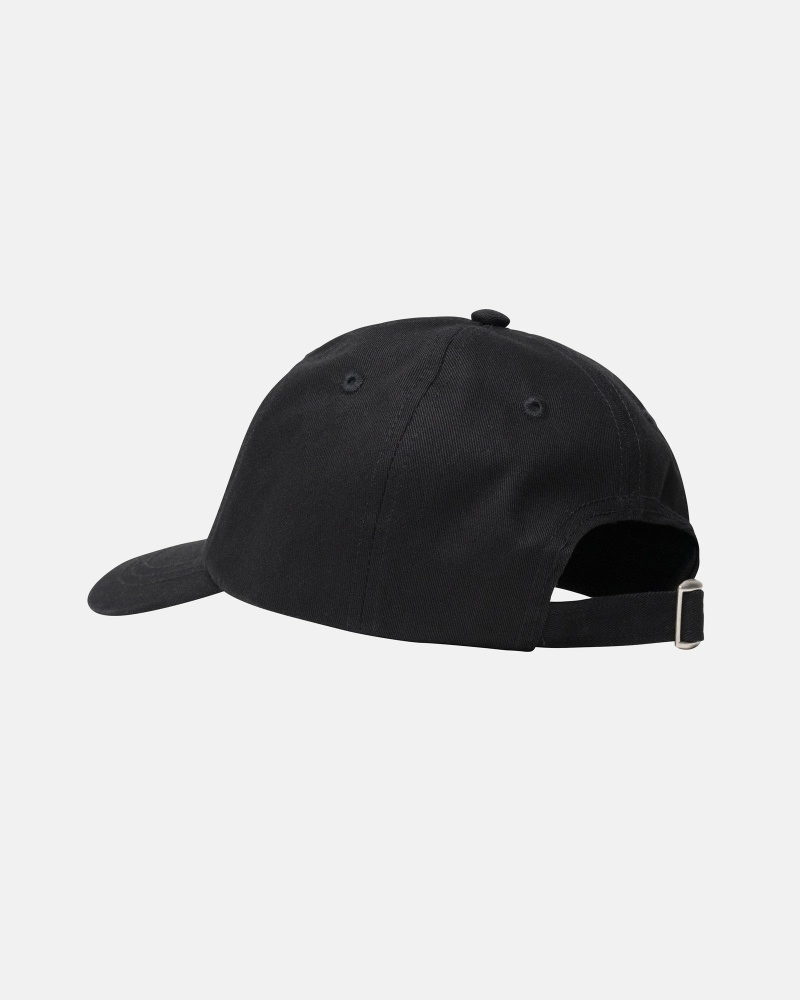 Stussy Stock Low Pro Men's Caps Black | IL0000491