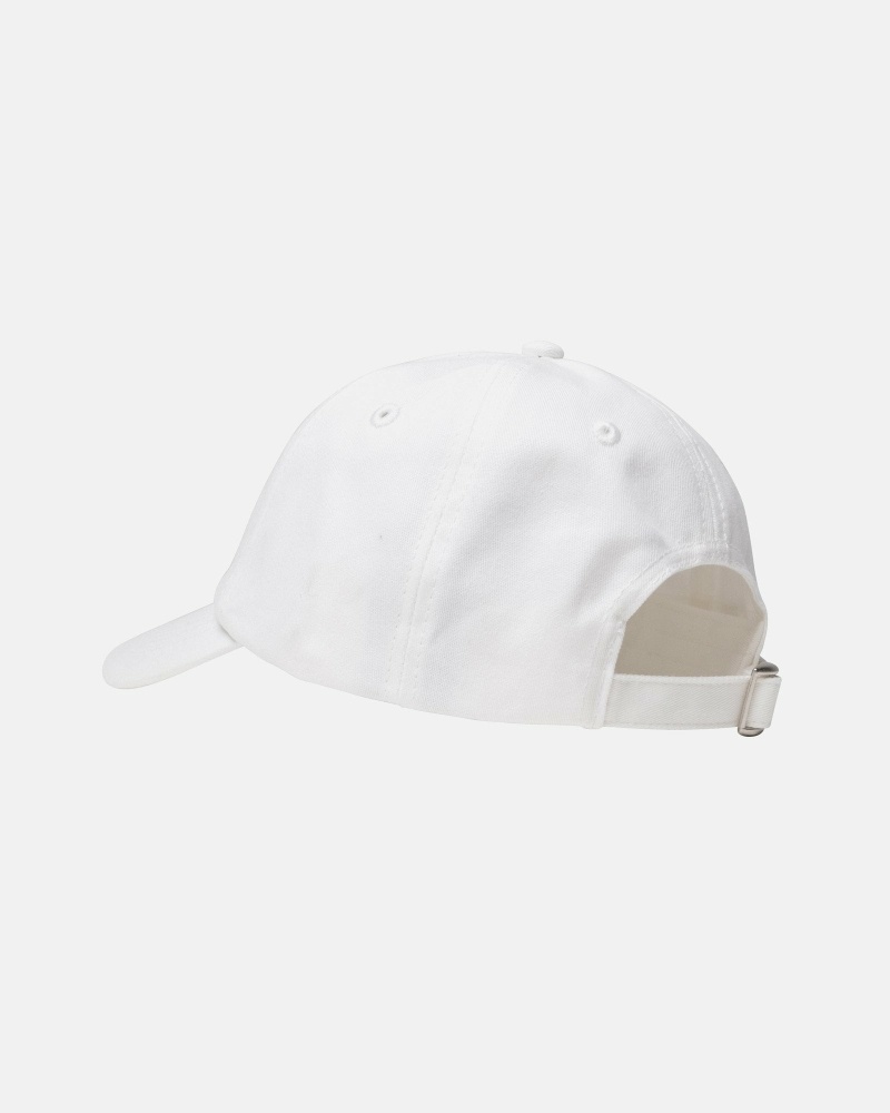 Stussy Stock Low Pro Men's Caps White | IL0000492