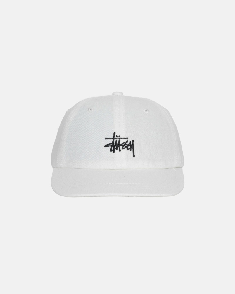 Stussy Stock Low Pro Men\'s Caps White | IL0000492