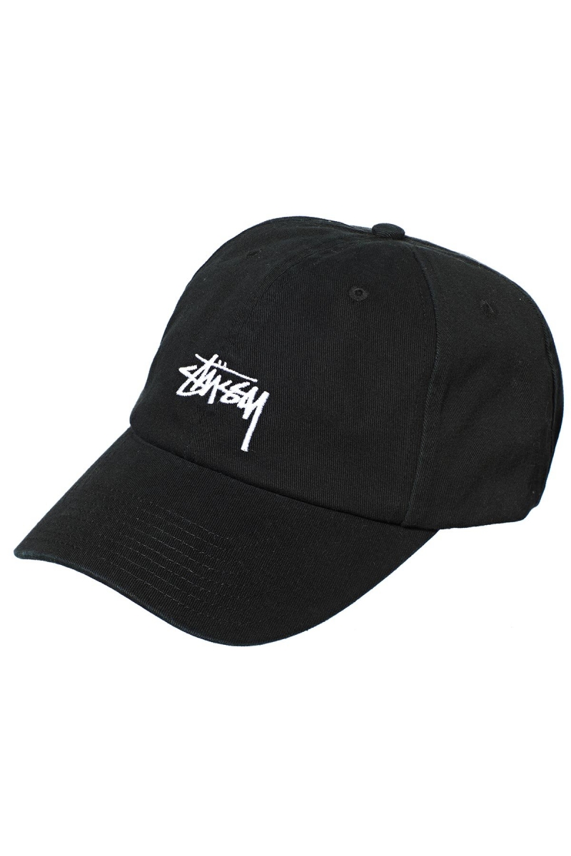 Stussy Stock Low Pro Men\'s Hats Black | IL0000494