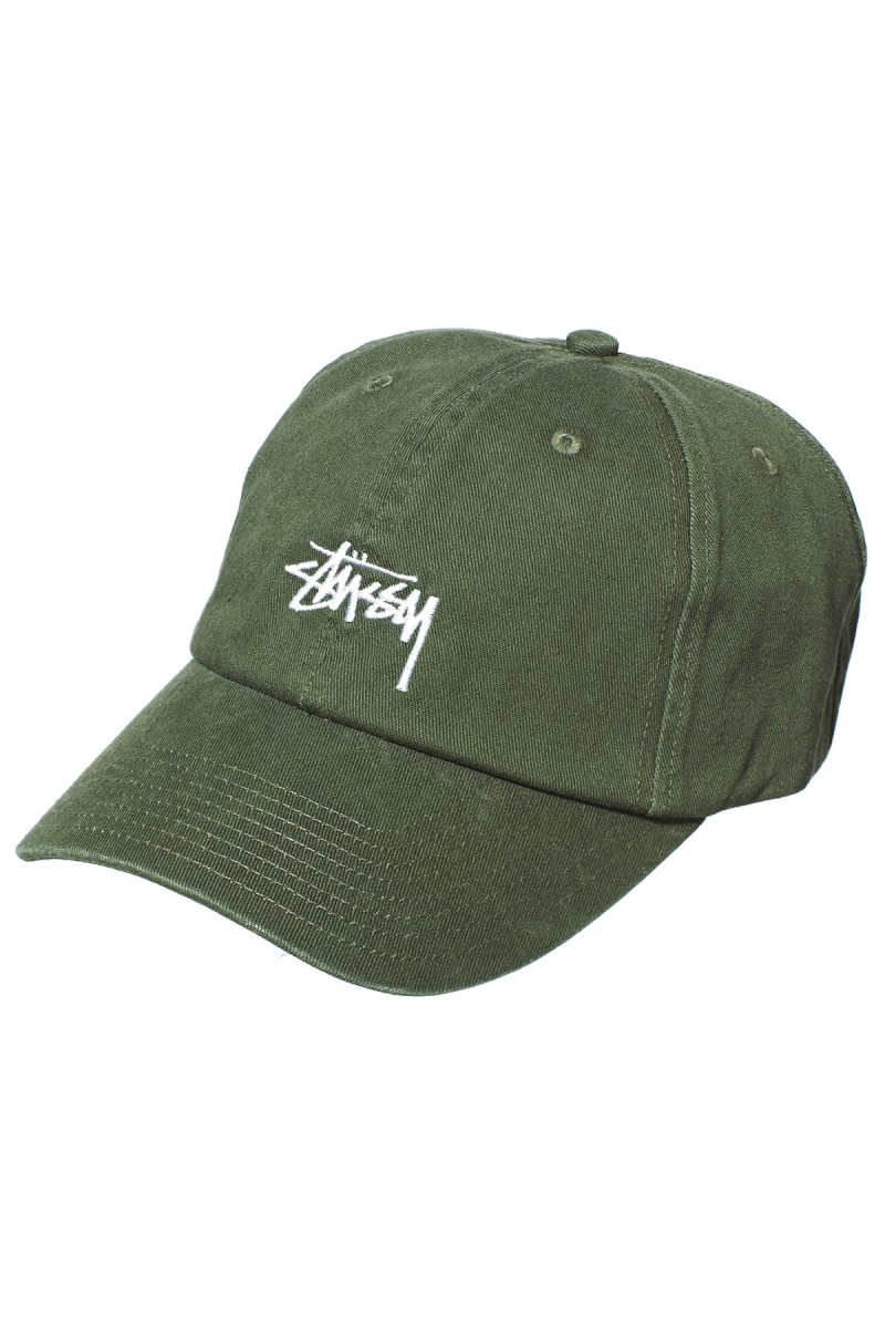 Stussy Stock Low Pro Men\'s Hats Green | IL0000495