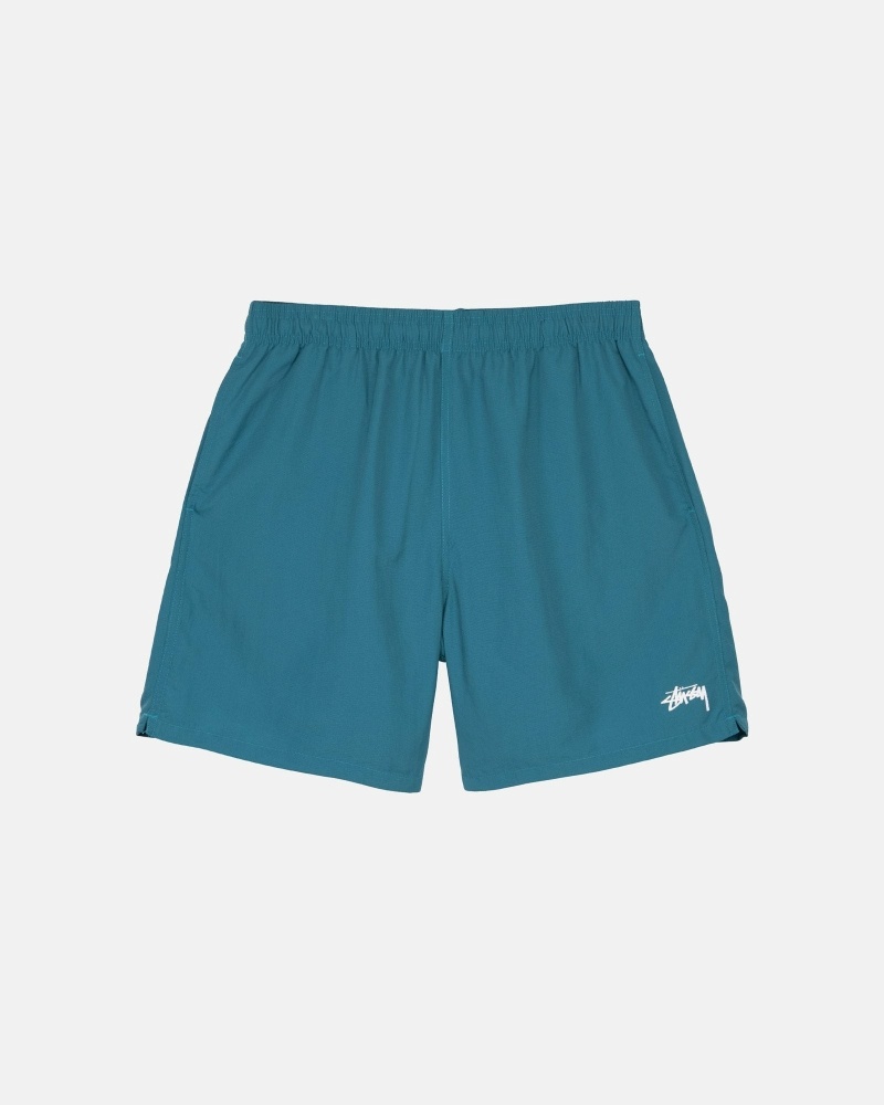 Stussy Stock Men\'s Shorts Blue | IL0000698