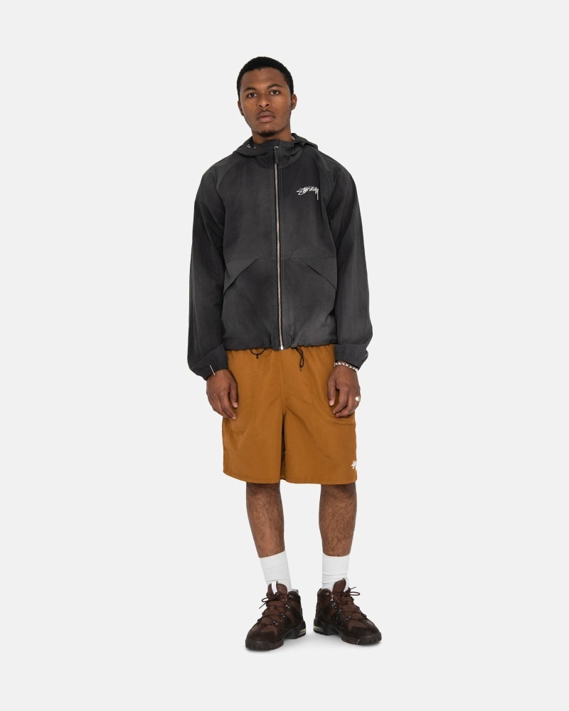 Stussy Stock Men's Shorts Brown | IL0000690