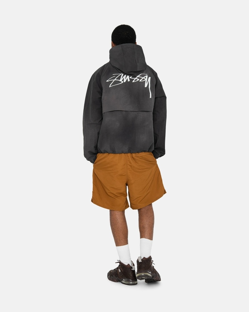 Stussy Stock Men's Shorts Brown | IL0000690