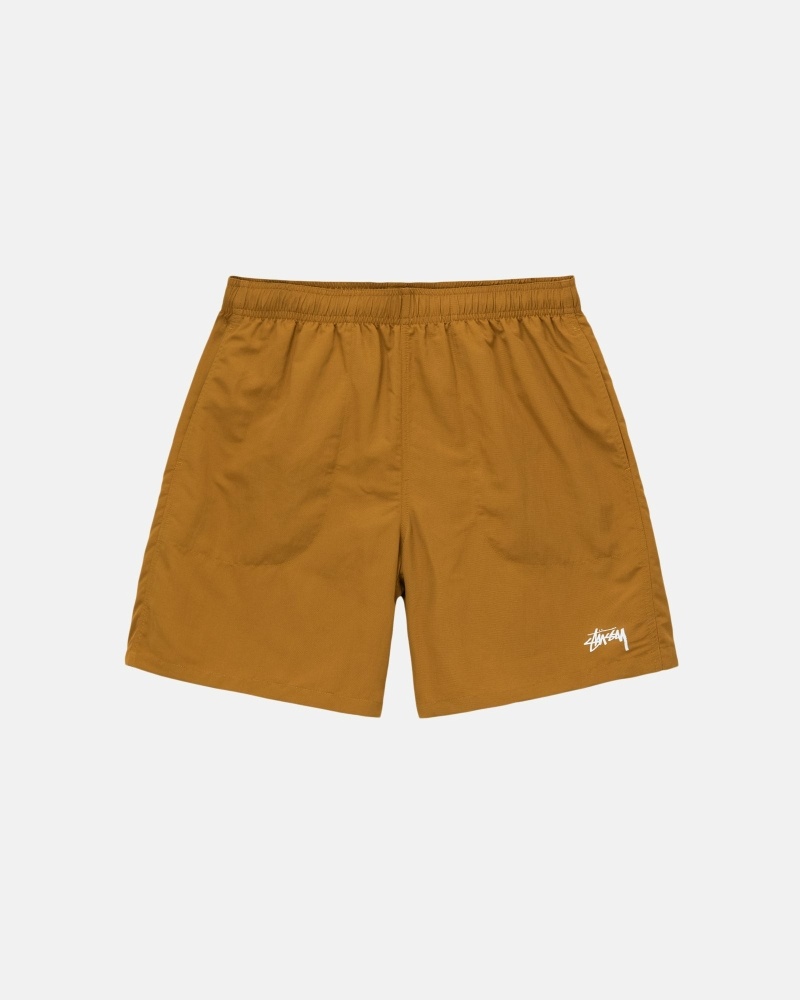 Stussy Stock Men\'s Shorts Brown | IL0000690