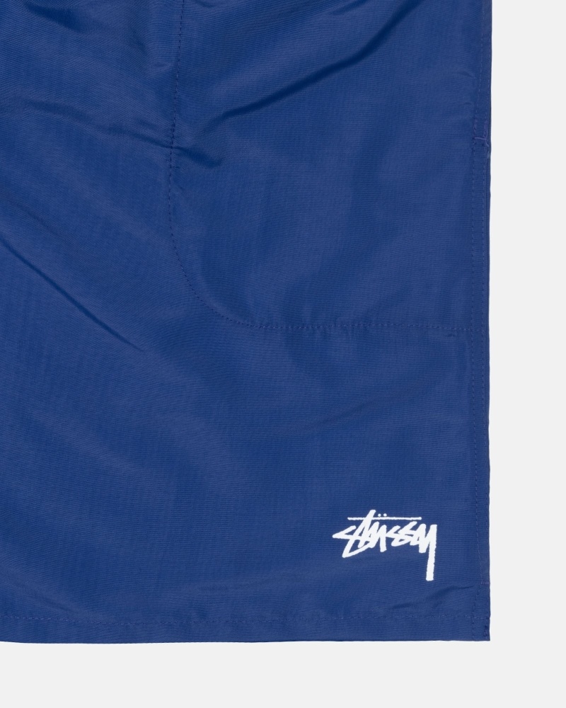 Stussy Stock Men's Shorts Deep Blue | IL0000691