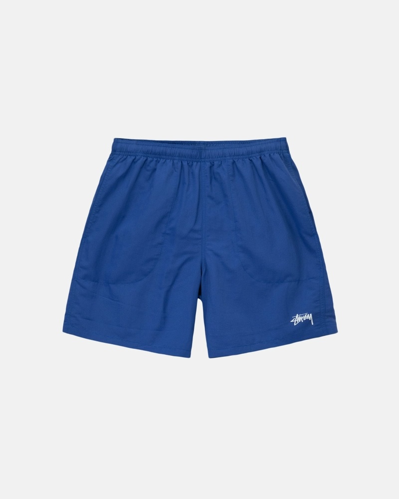 Stussy Stock Men\'s Shorts Deep Blue | IL0000691