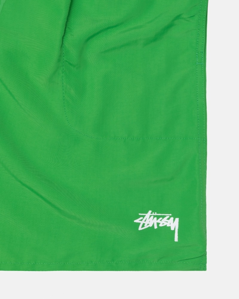 Stussy Stock Men's Shorts Green | IL0000692