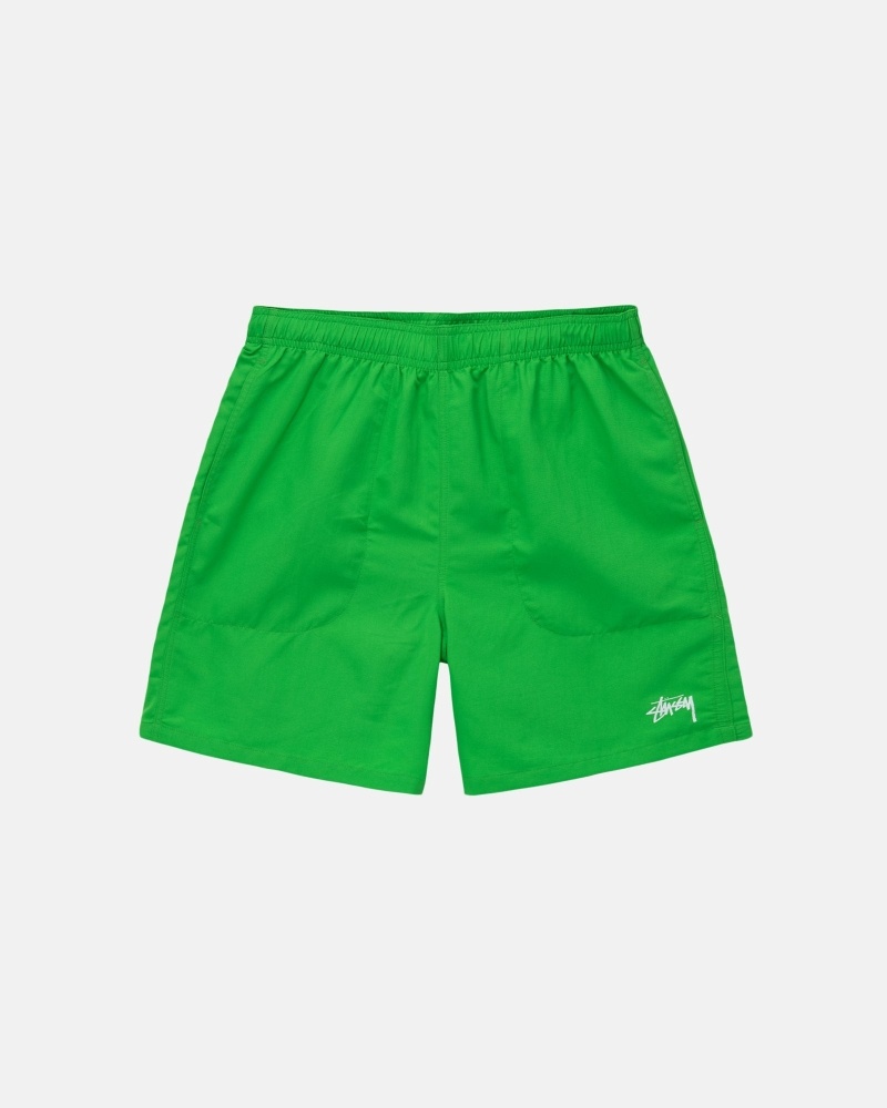 Stussy Stock Men\'s Shorts Green | IL0000692