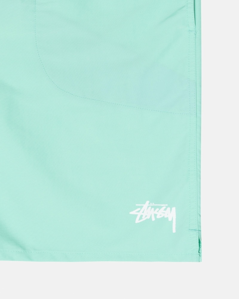 Stussy Stock Men's Shorts Light Turquoise | IL0000695