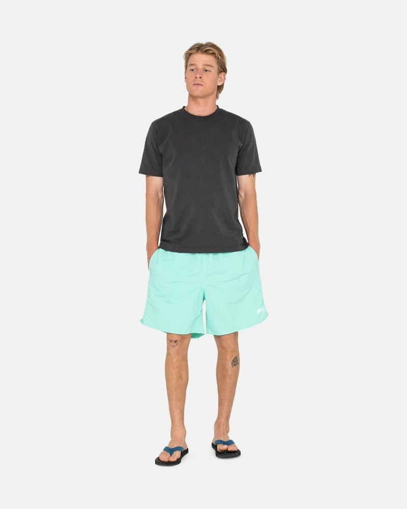 Stussy Stock Men's Shorts Light Turquoise | IL0000695