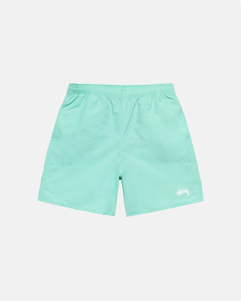 Stussy Stock Men\'s Shorts Light Turquoise | IL0000695