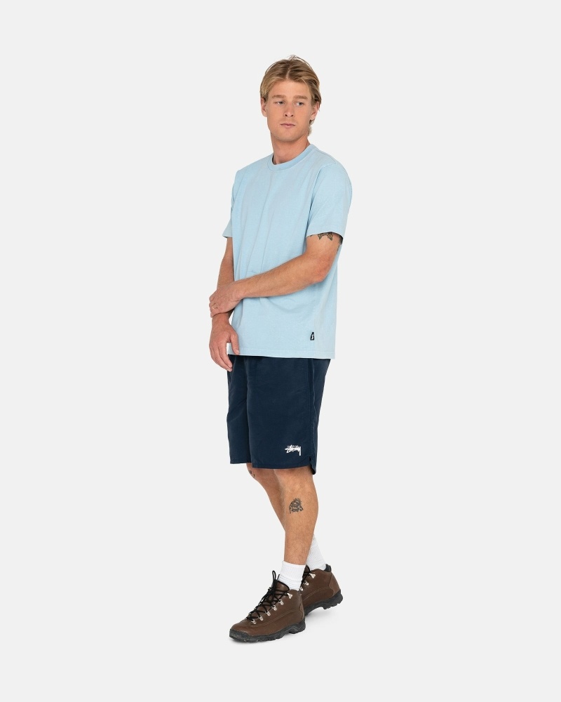 Stussy Stock Men's Shorts Navy | IL0000688