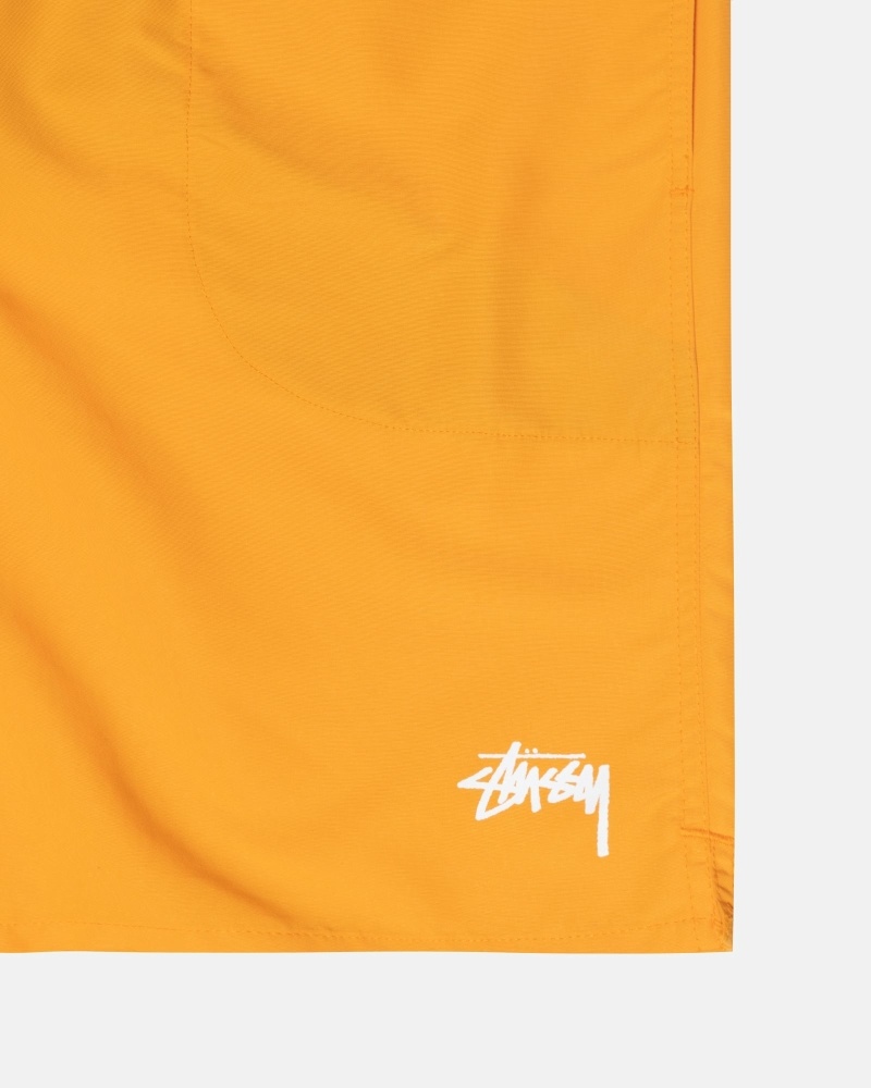 Stussy Stock Men's Shorts Orange | IL0000697