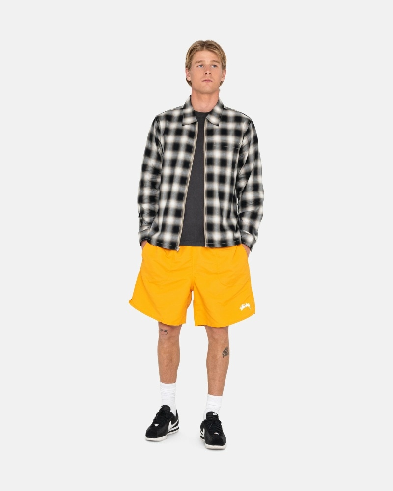 Stussy Stock Men's Shorts Orange | IL0000697