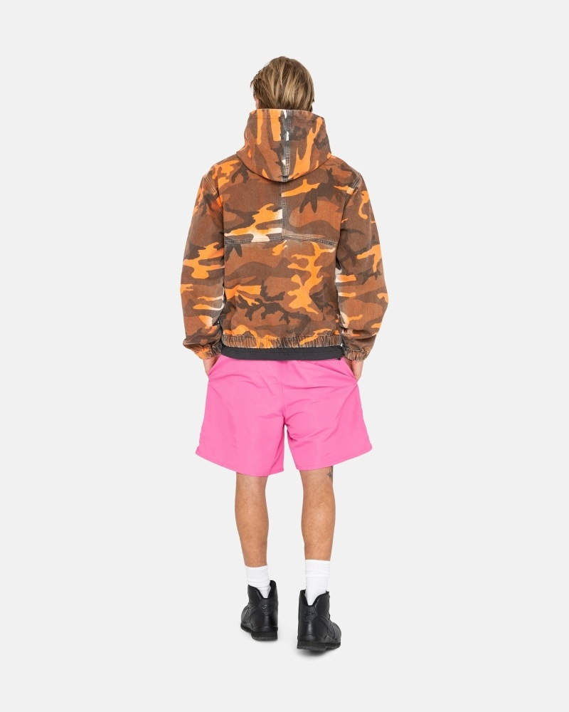 Stussy Stock Men's Shorts Pink | IL0000689