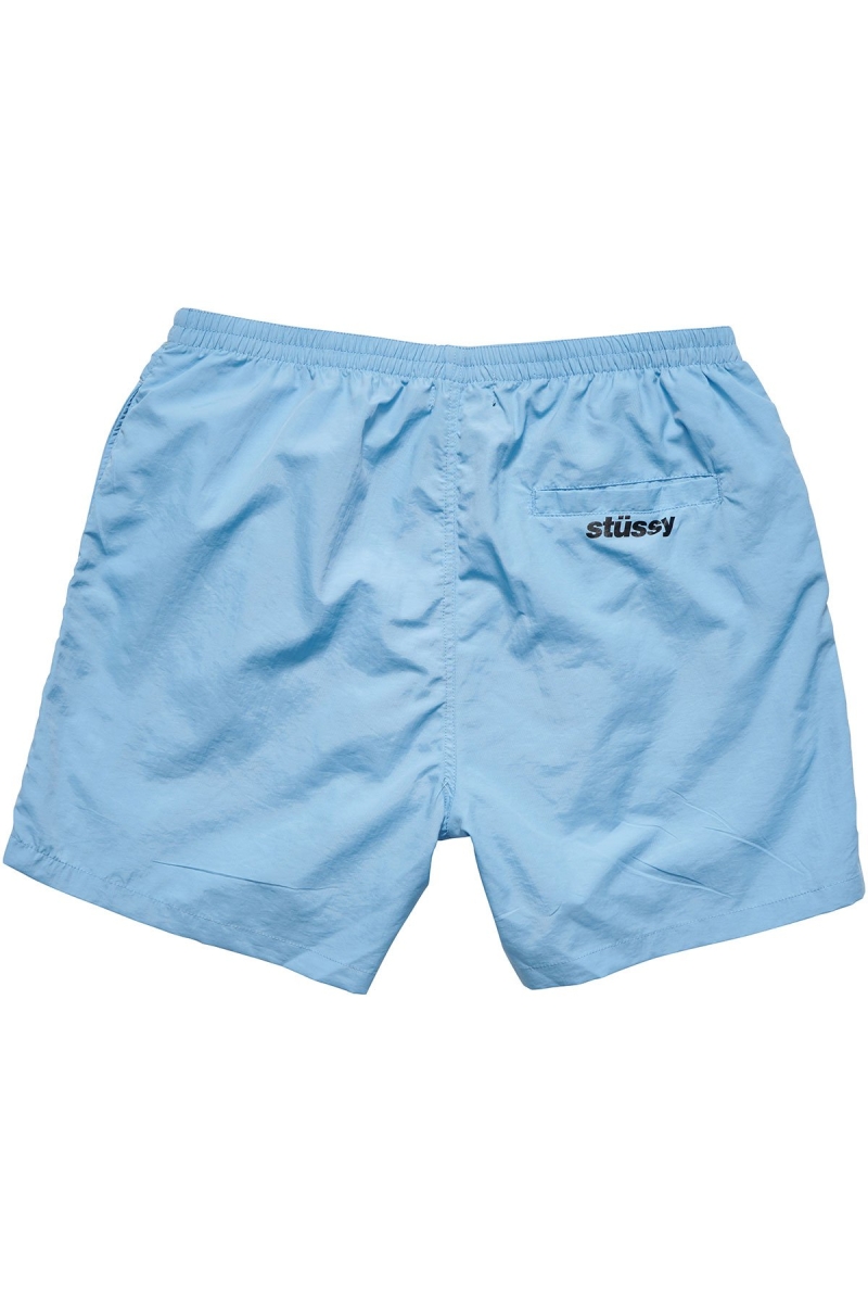 Stussy Stock Taslon Big Beach Men's Shorts Blue | IL0000699