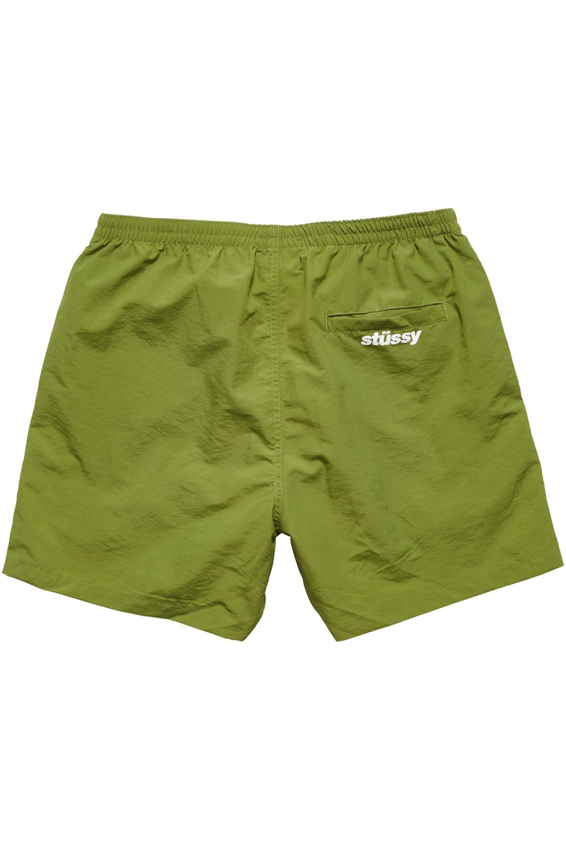 Stussy Stock Taslon Big Beach Men's Shorts Green | IL0000700