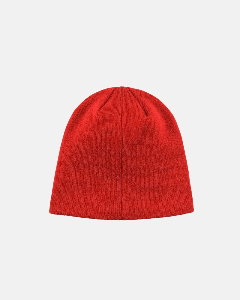 Stussy Stussy Sport Jacquard Skullcap Men's Hats Red | IL0000499