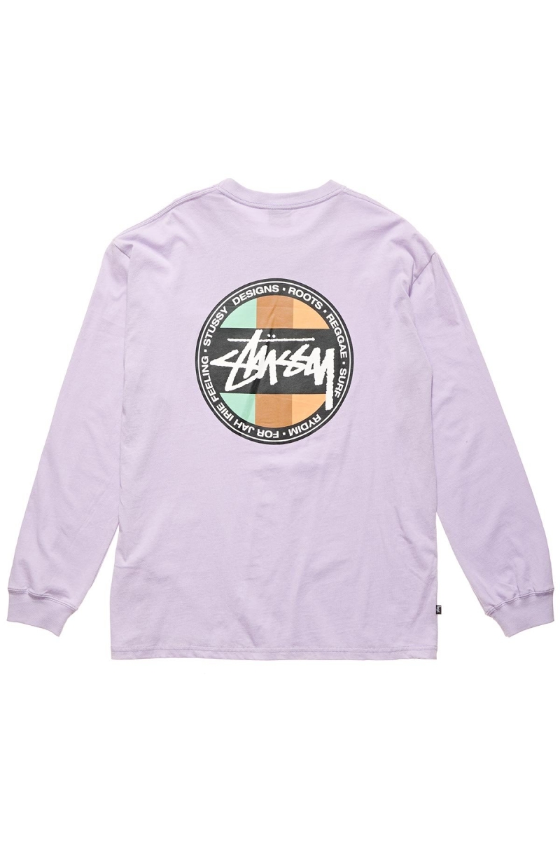 Stussy Surf Dot Pocket Tee Men's Sweatshirts Pink | IL0000959