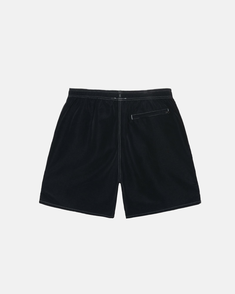 Stussy Surfman Patch Men's Shorts Black | IL0000704